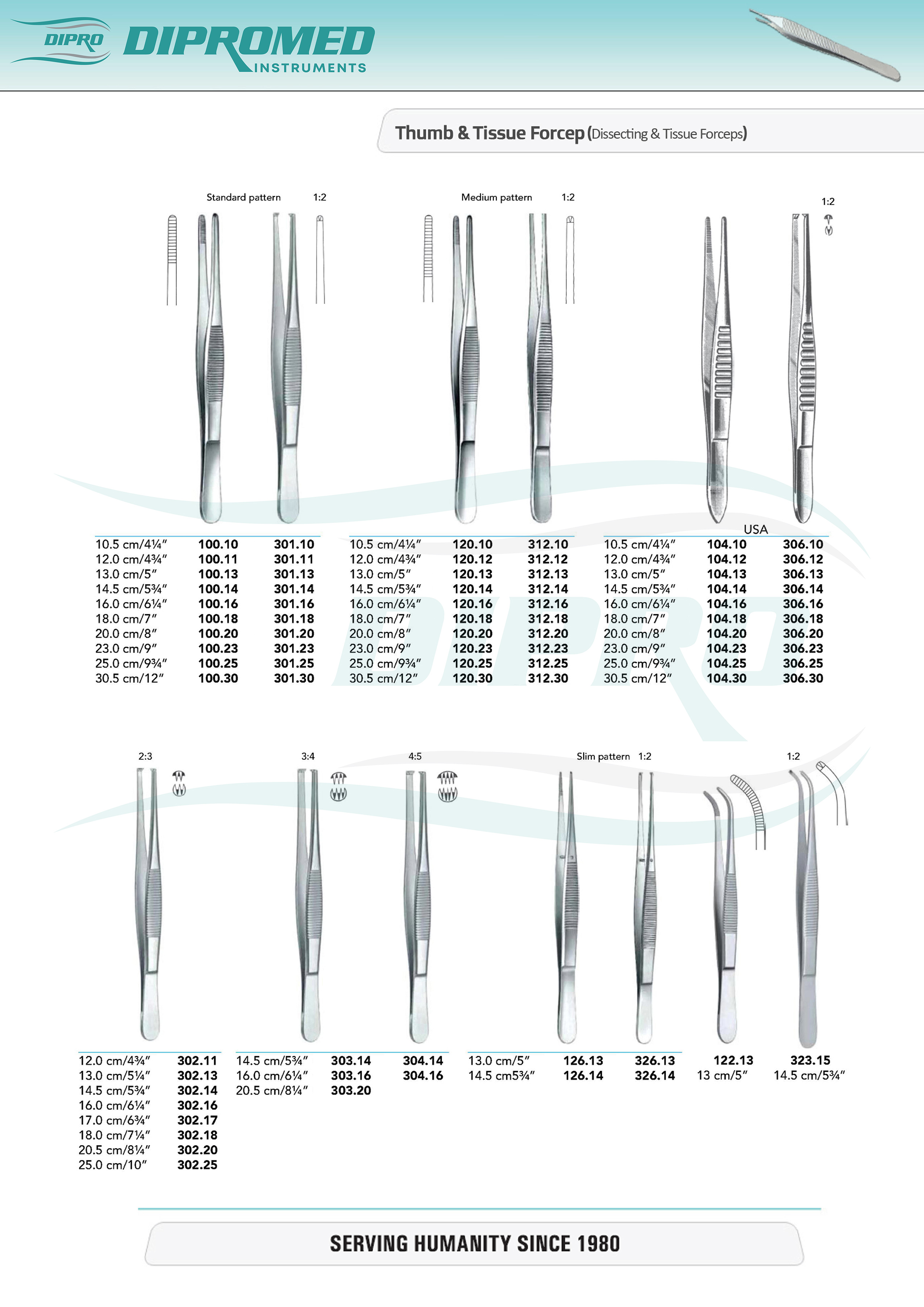 Thumb & Tissue Forceps