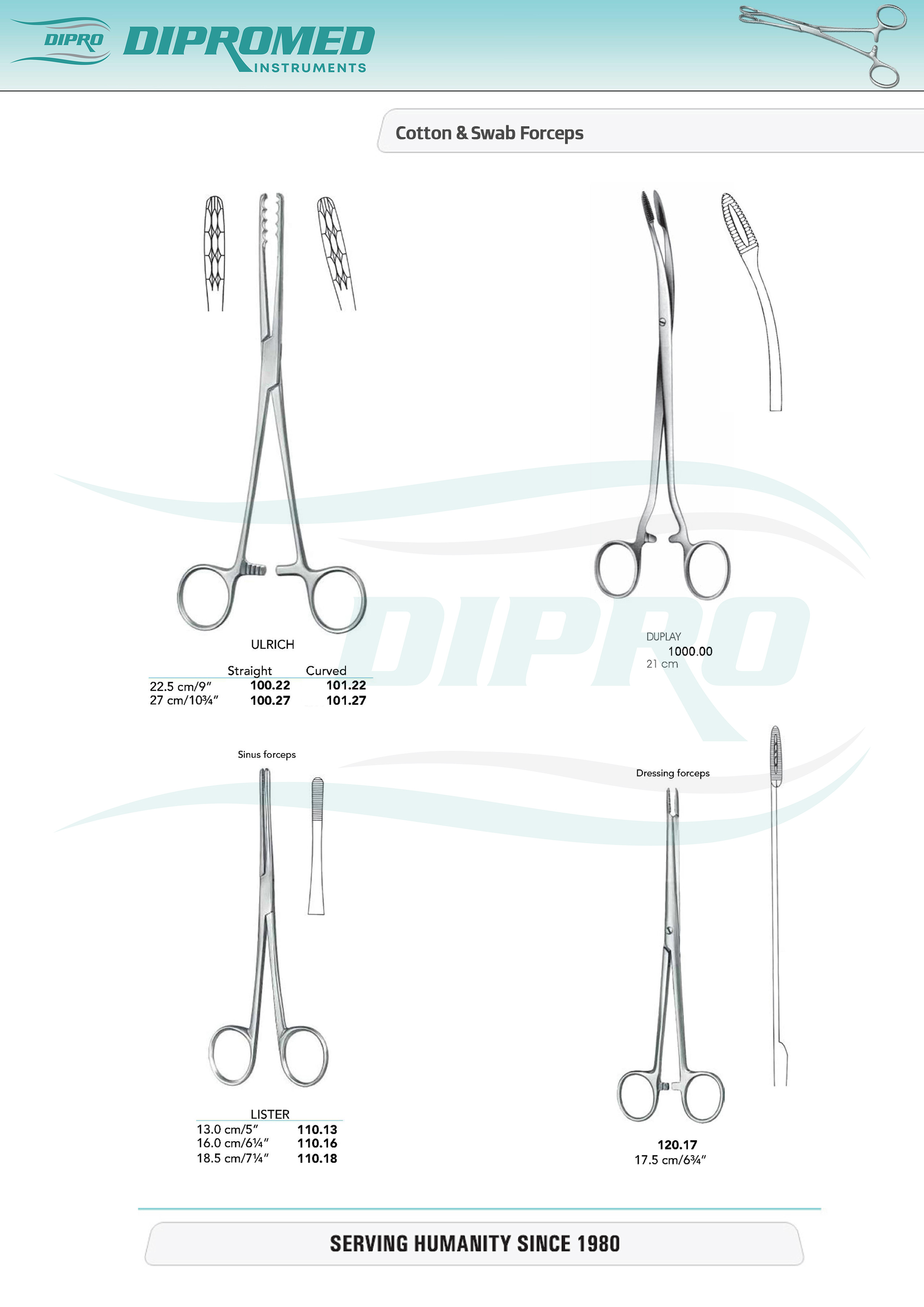 Cotton & Swab Forceps